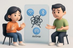 AirDropが使えない？MacとiPhoneのファイル共有トラブル対処法
