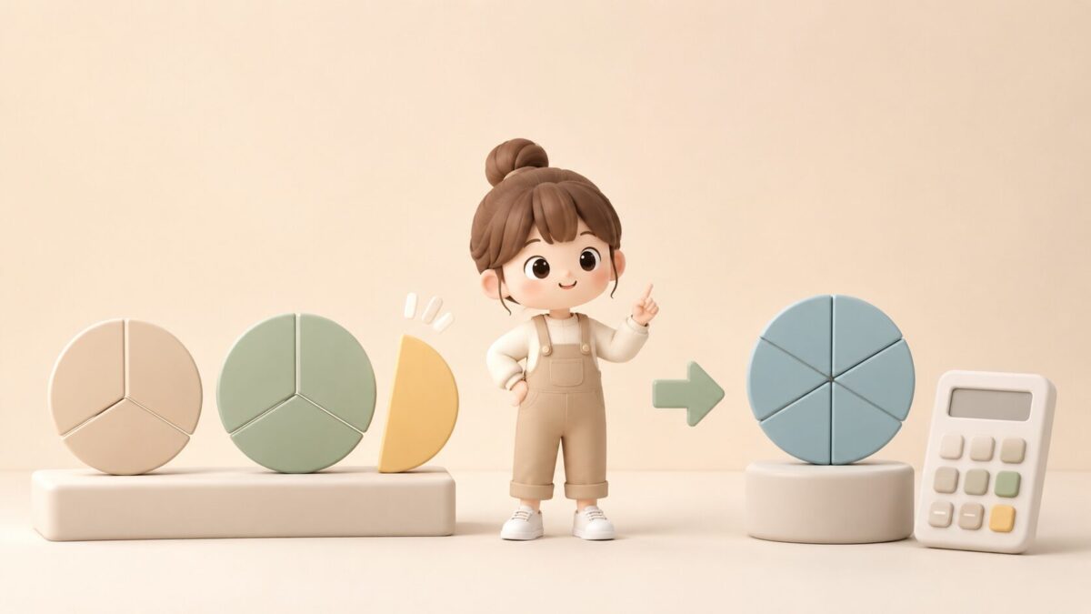 【完全版】帯分数を仮分数に直すやり方!計算公式や逆の戻し方も分かりやすく解説