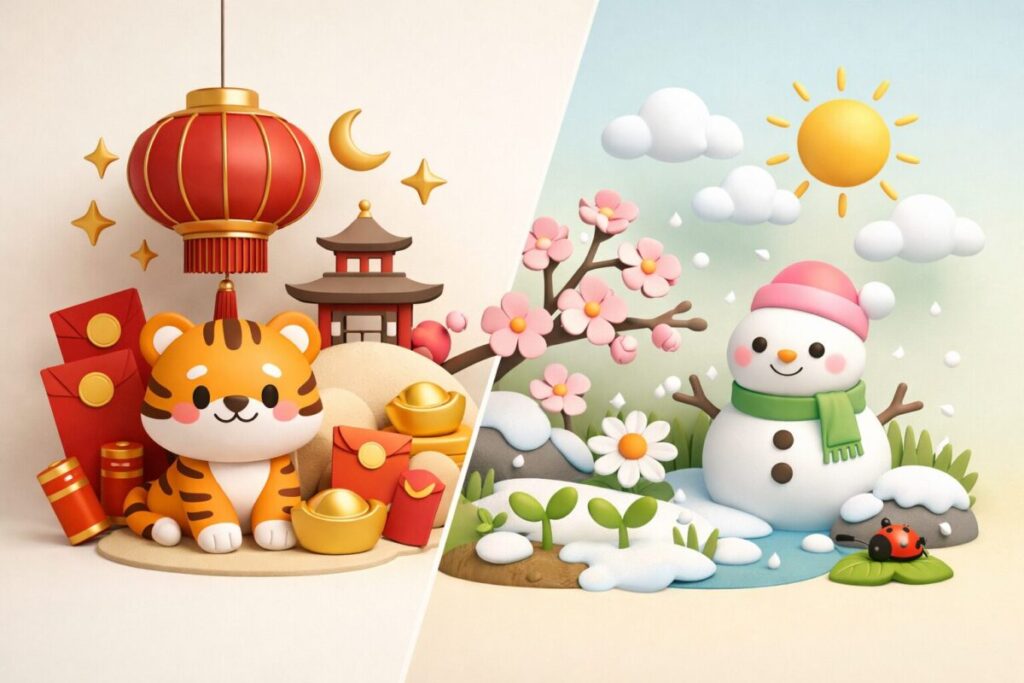 旧正月と立春の違いを子どもに分かりやすく教えるには？説明のコツ【2026年版】