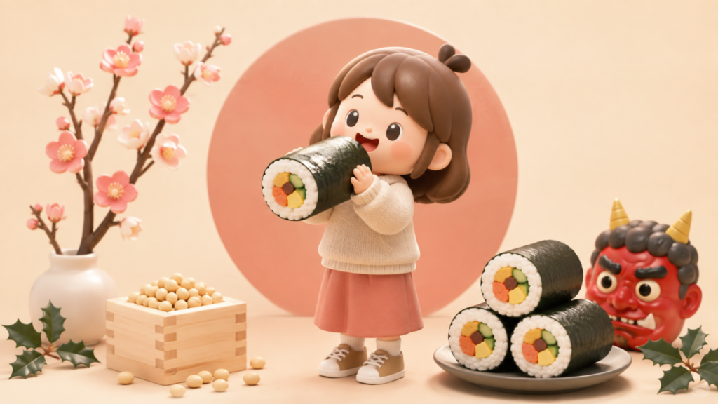恵方巻きは昔はなかった?誰が流行らせたのか・どこの文化か徹底解説!