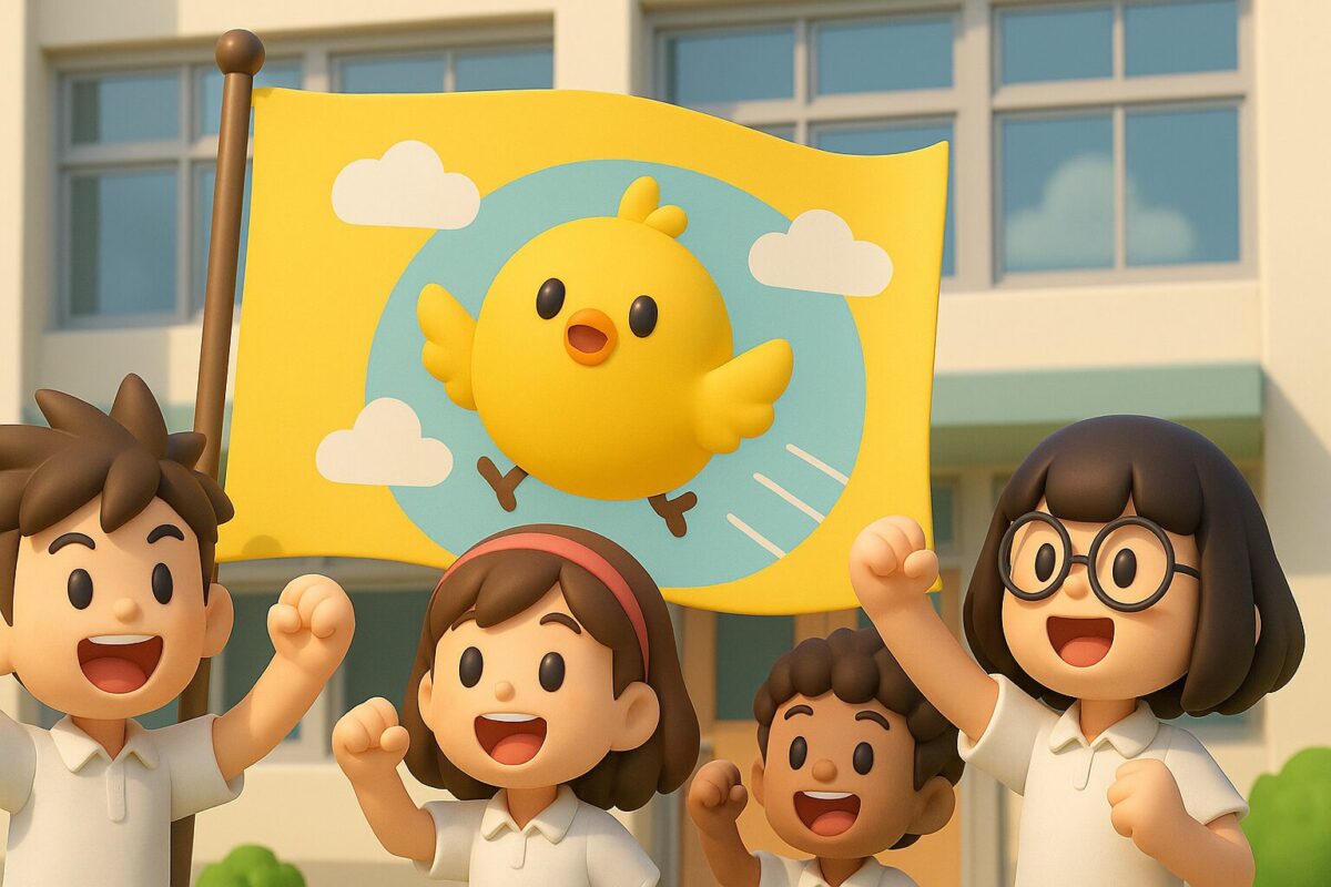 面白い学級旗のデザイン案！スローガンや作り方も徹底解説