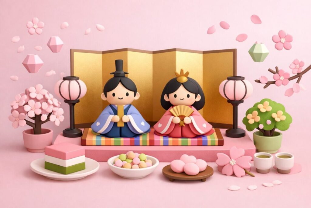 ひな祭りの由来と料理の意味は？人形の飾り方から楽しみ方まで完全解説