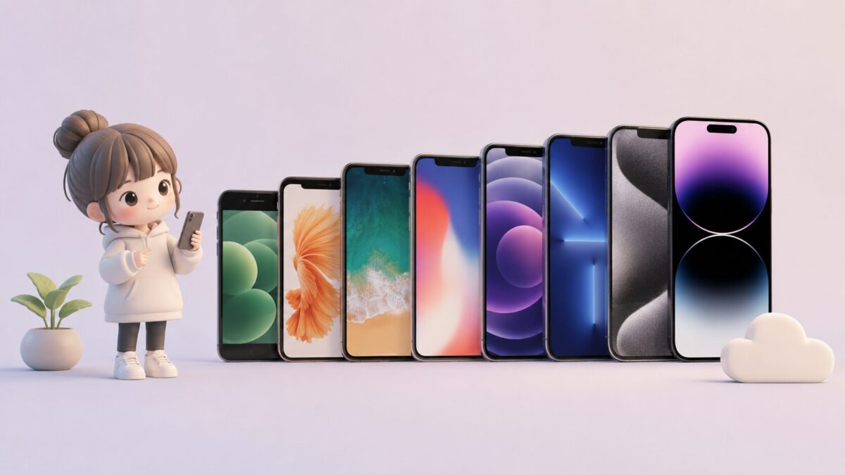 【完全版】歴代iPhoneの公式壁紙・Apple純正壁紙をダウンロードする方法！高画質で設定しよう
