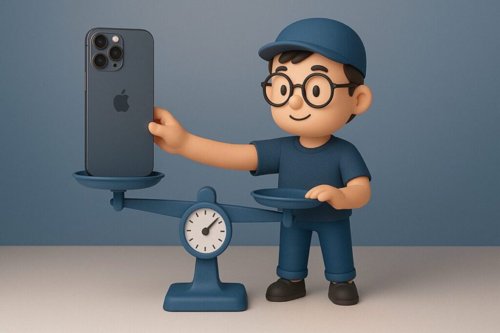 【歴代iPhoneの重さ一覧】一番軽い・重い機種は？シリーズ別に徹底比較！