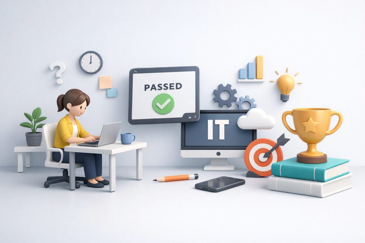 在職中に参考書なしでITパスポート試験に合格した勉強法【学習嫌いでもOK】