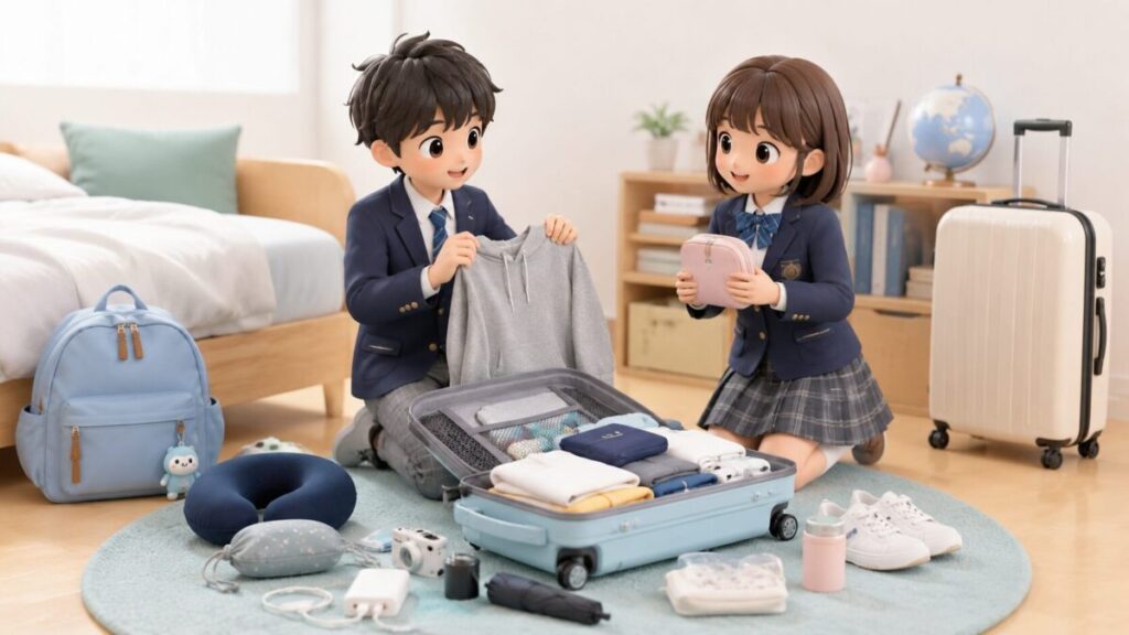 中学生の修学旅行!持っていくといいものリスト【男女別・便利グッズも】