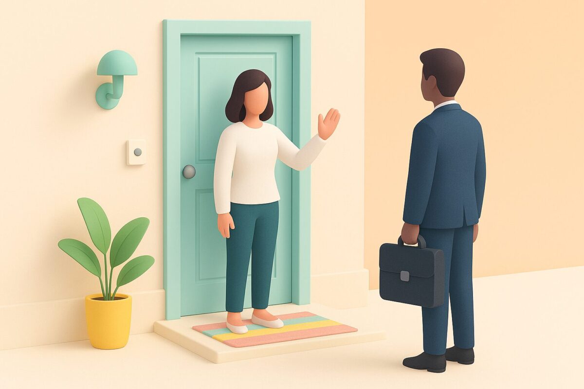 家庭訪問で家に入れたくない！玄関先で完結させる対処法と失礼にならない神フレーズ