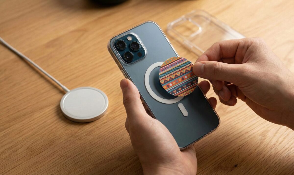 MagSafeにステッカーを挟むのはアリ?挟み方と注意点を徹底解説