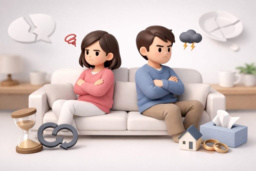 夫婦喧嘩の原因ランキングと心理！「同じことの繰り返し」を防ぐ解決策