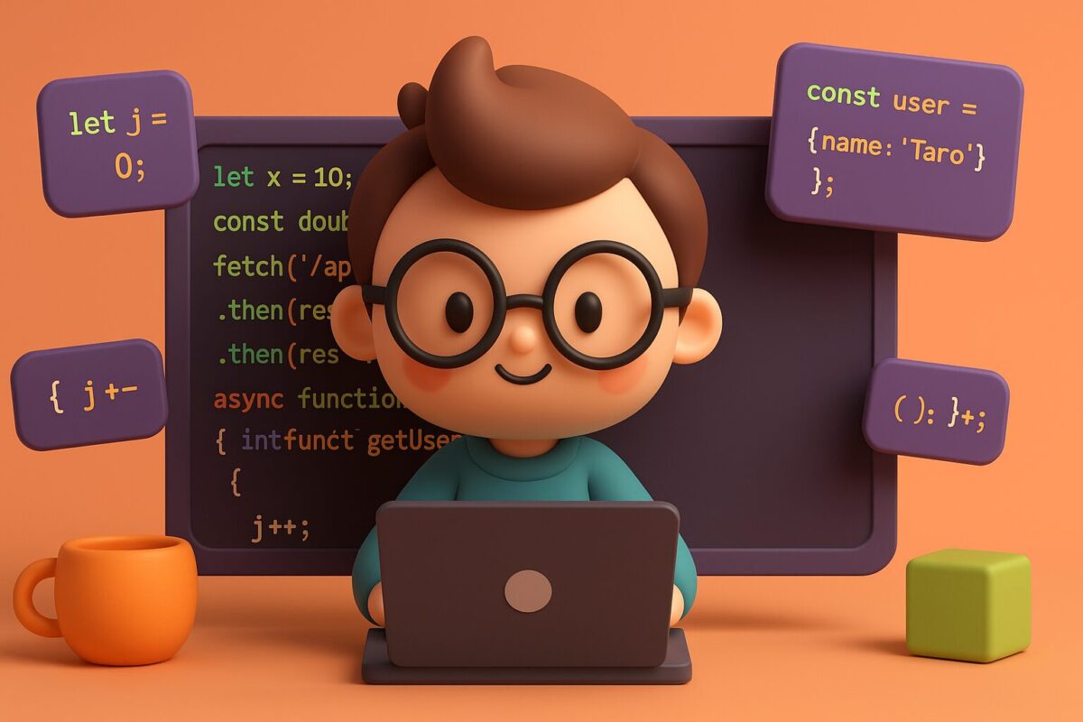 モダンJavaScriptの基礎：let/const・アロー関数・Promise・async/awaitをコード例付きで解説