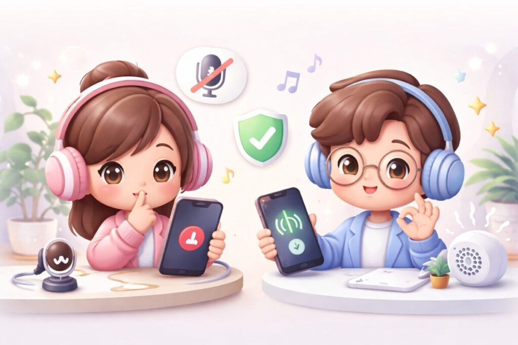 通話中に相手に音が聞こえないようにするミュートのコツとノイズ対策