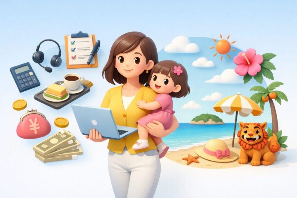 沖縄のシングルマザーにおすすめの仕事5選！働きやすさと収入を両立する方法