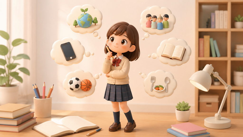 【中学生・高校生向け】意見文の書きやすいテーマ例12選！身近な例でサクッと書くコツ