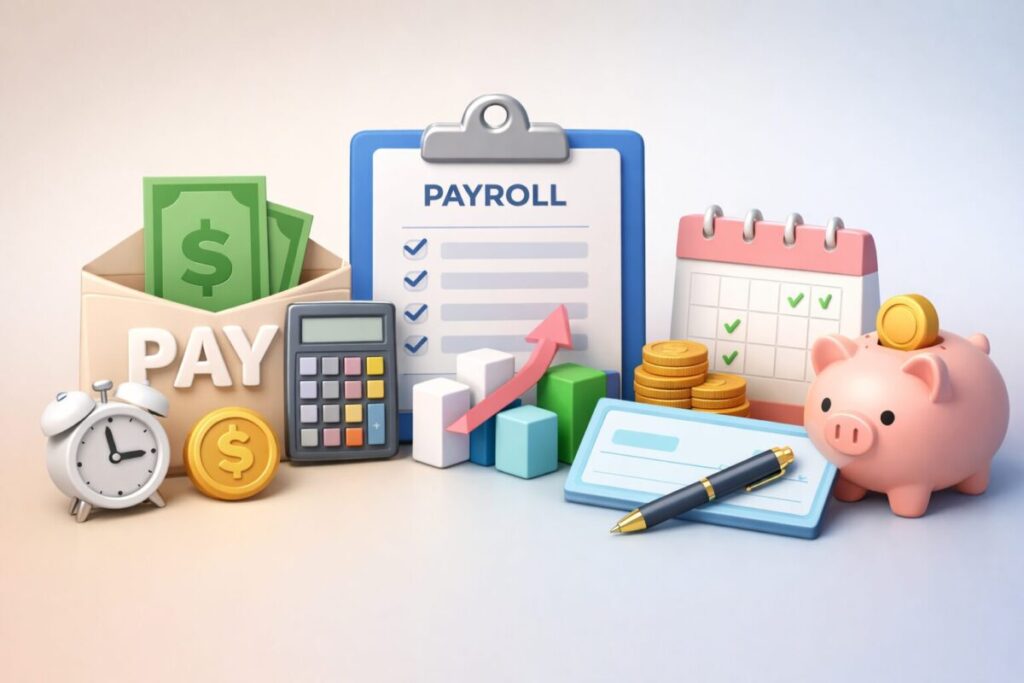 【5分で解決】PaycheckとPayrollの違いとは？意味や使い分けを徹底解説