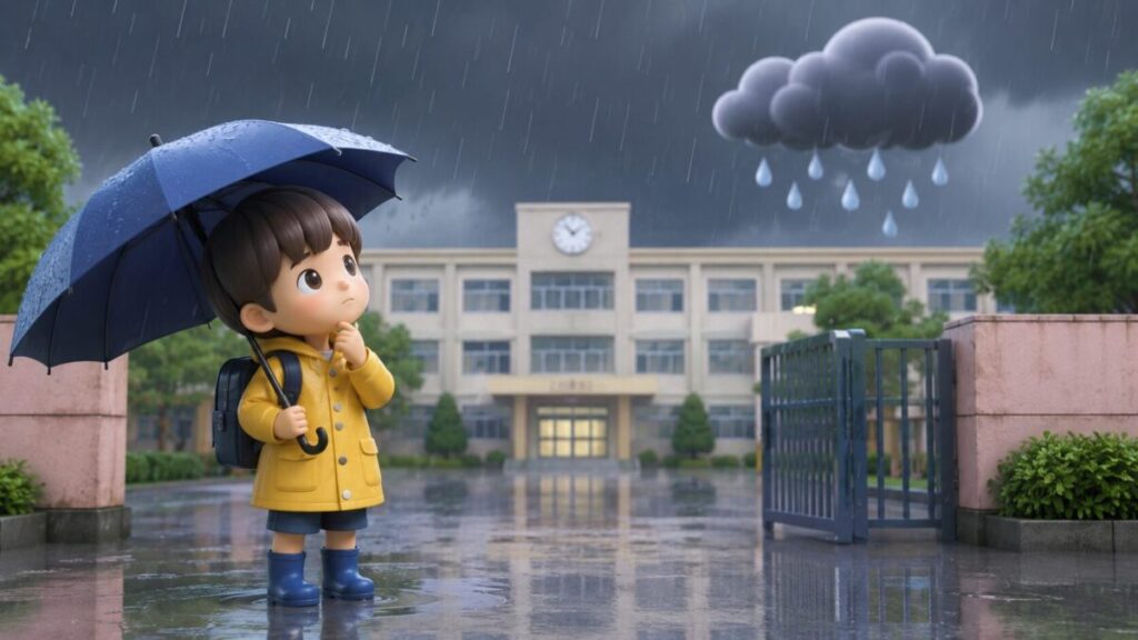 なぜ大雨警報で学校は休みにならない？大阪や兵庫の地域差と休校基準を徹底解説