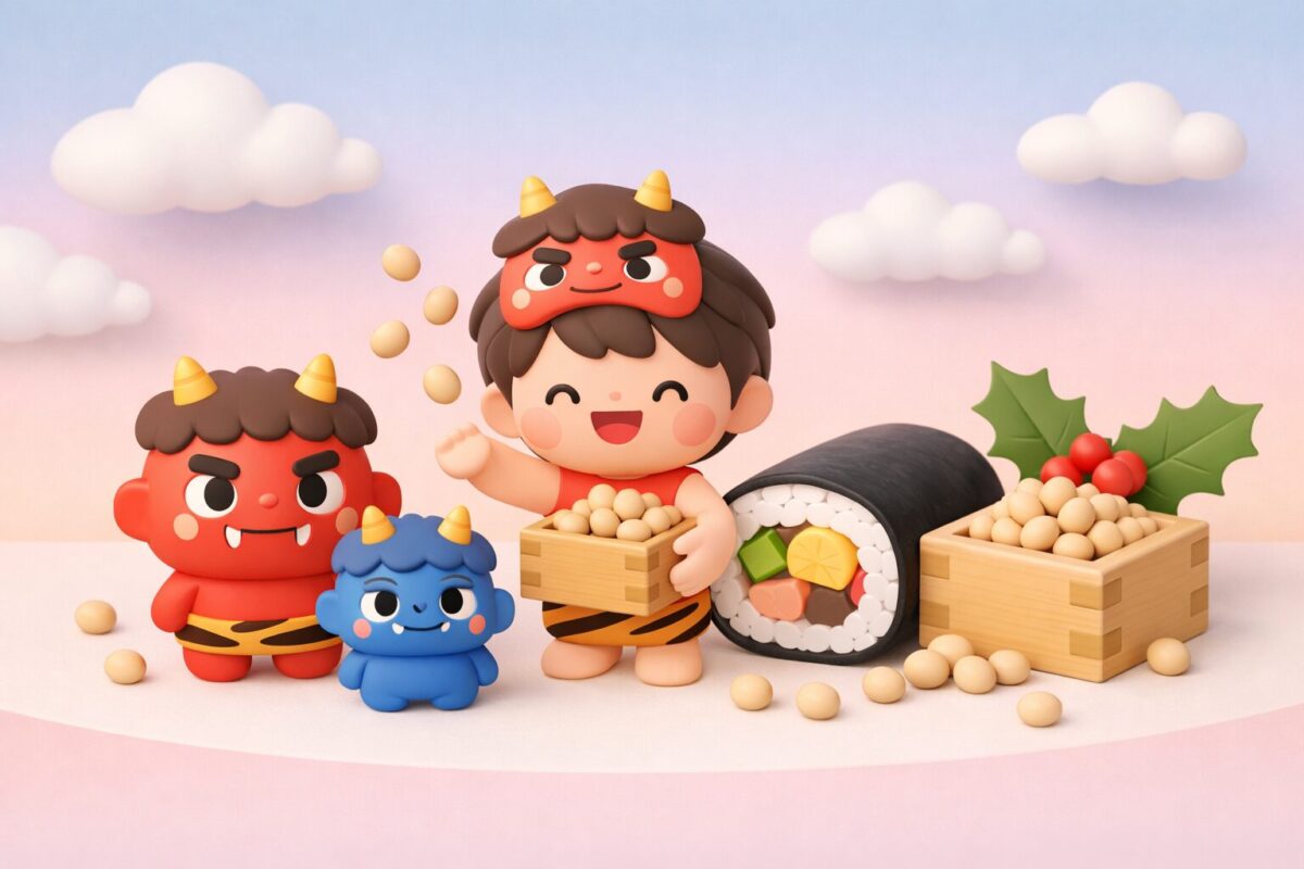 節分の歴史・由来を子供向けに簡単に説明するには？2026年の恵方や豆まきルールも分かりやすく解説