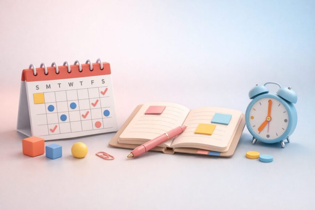 日曜日は週の終わり？それとも始まり？手帳とカレンダーで違う理由と使い分け