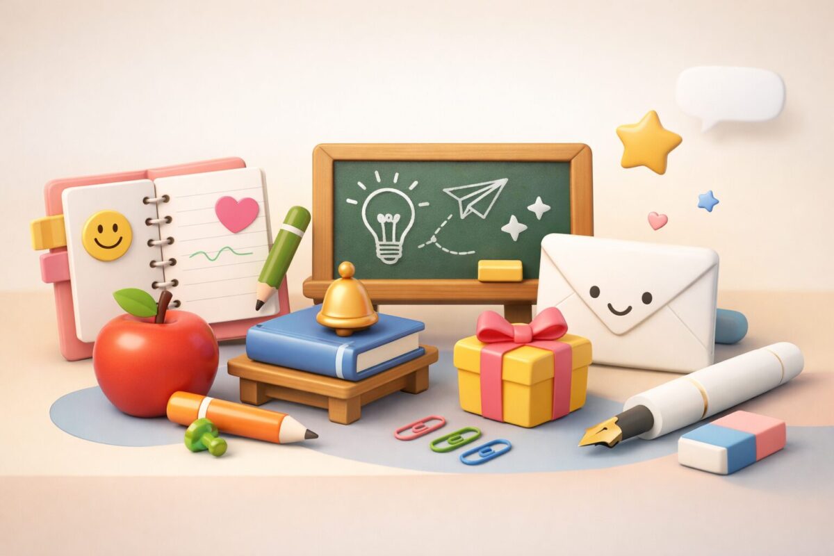 【保存版】先生へのメッセージ！面白い・ユニークな一言例文集と「スベらない」書き方のコツ