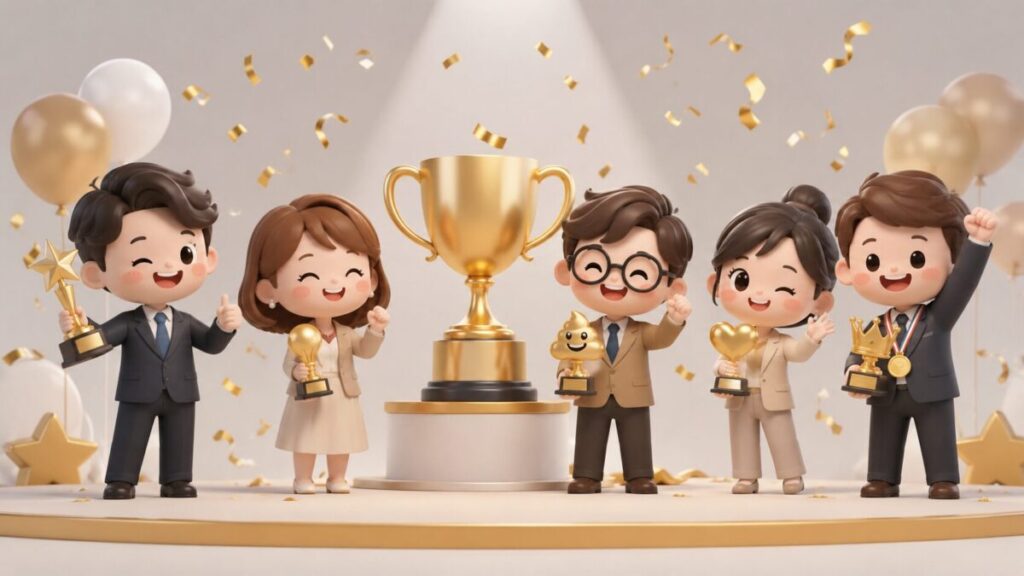 【例文あり】ユニークで面白い賞の名前一覧！社内表彰やイベントが盛り上がる〇〇賞のアイデア