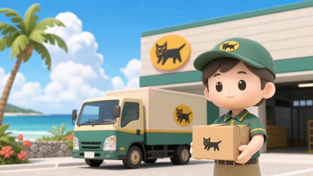 ヤマト運輸「沖縄ベース」はどこにある？追跡表示後の日数や直接受け取り方を解説